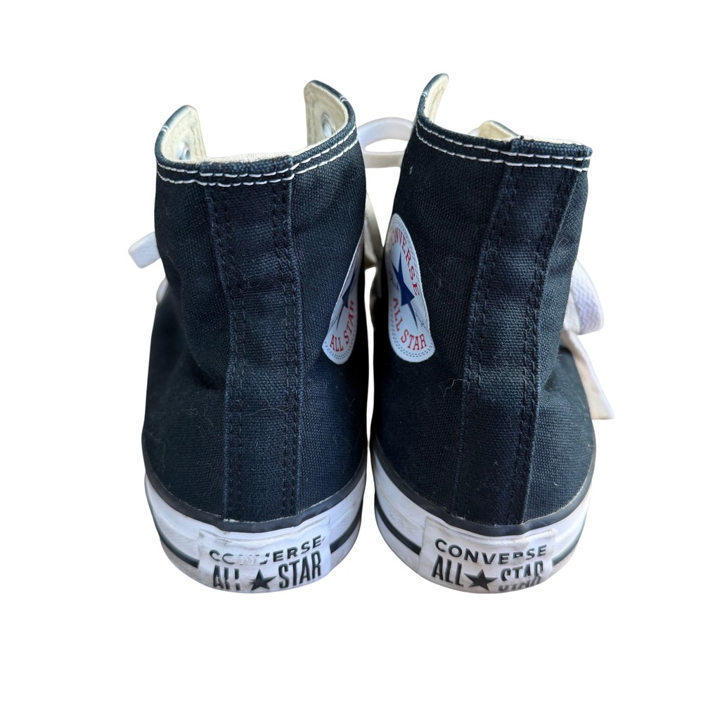 Converse Chuck Taylor All Star Unisex M5.5 W7.5 Black High Top Sneakers - M9160 - Picture 5 of 6